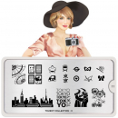 Moyou (eckig) Stamping Plate Schablone Tourist Collection 11