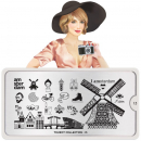 Moyou (eckig) Stamping Plate Schablone Tourist Collection 15